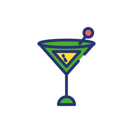 Cocktail design, Alcohol drink bar beverage liquid menu surprise restaurant and celebration theme Vector illustrationのイラスト素材