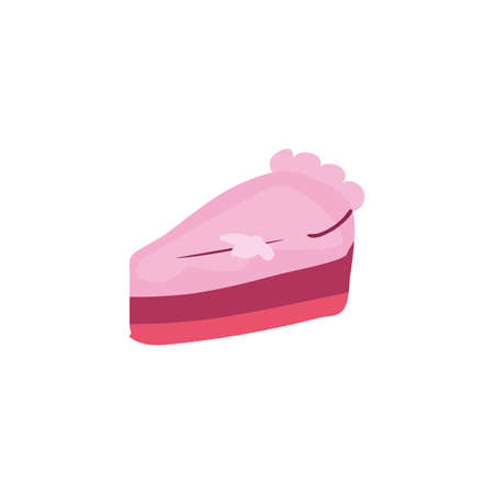 Sweet cake design, dessert food delicious sugar snack and tasty theme Vector illustrationのイラスト素材