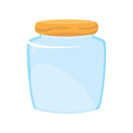 jar design, Kitchen supply domestic household tool cooking and restaurant theme Vector illustrationのイラスト素材