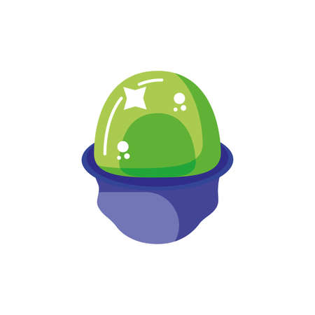 witch crystal ball on white background vector illustration designのイラスト素材