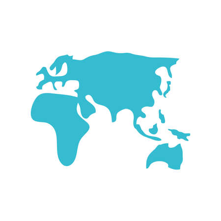 world planet earth maps icon vector illustration designのイラスト素材