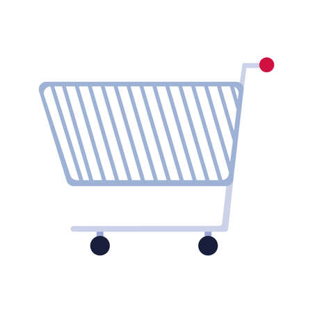 shopping cart design, Commerce market store retail paying and buying theme Vector illustrationのイラスト素材