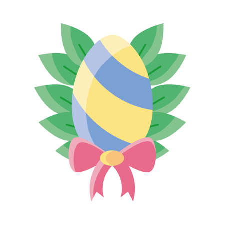 easter egg on white background vector illustration designのイラスト素材