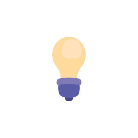 Light bulb design, Energy power technology electricity illumination and innovation theme Vector illustrationのイラスト素材