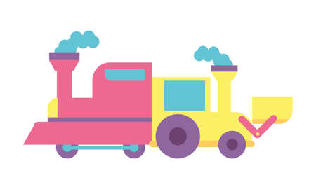 toys for small children, wooden and plastic toys vector illustration designのイラスト素材
