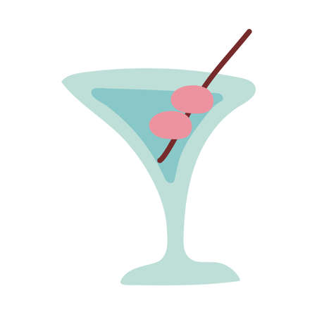 wine glass on white background vector illustration designのイラスト素材