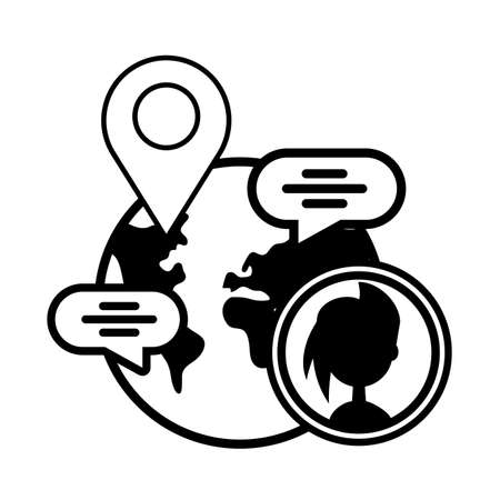 ecommerce symbol on white background vector illustration designのイラスト素材