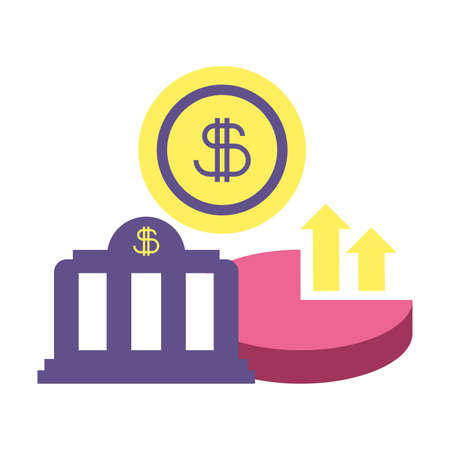 business analysis and planning, investment growth and property investment vector illustration designのイラスト素材
