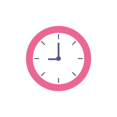 Clock instrument design, Time tool watch second deadline measure countdown and object theme Vector...