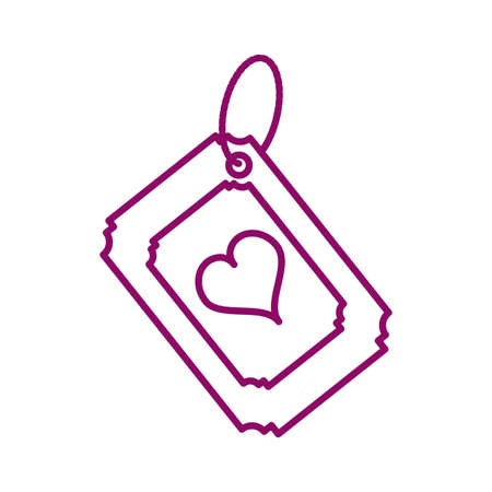 purchase tag, line style icon vector illustration designのイラスト素材