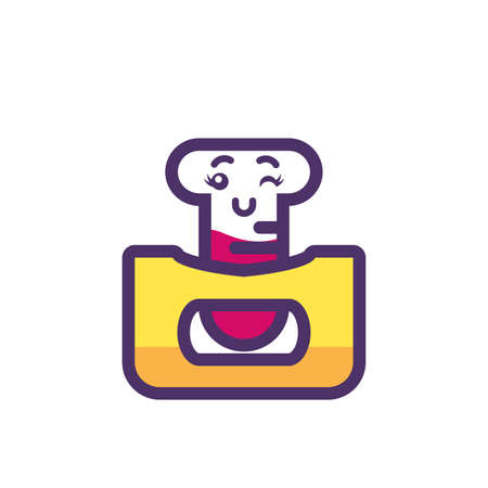 chemistry tube cartoon design, school expression cute character funny and emoticon theme Vector illustrationのイラスト素材