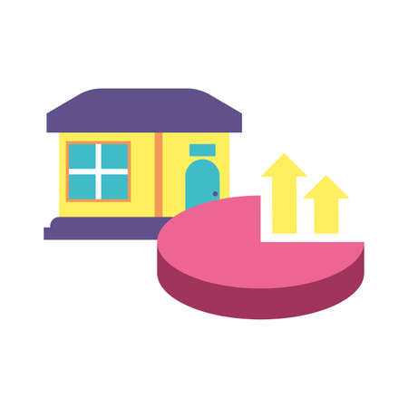 business analysis and planning, investment growth and property investment vector illustration designのイラスト素材
