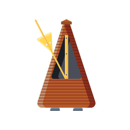 guitar metronome on white background vector illustration designのイラスト素材