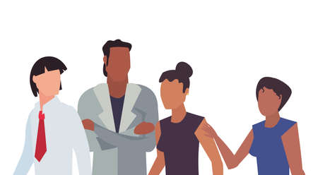group people characters team work vector illustrationのイラスト素材