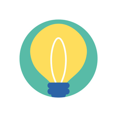 Light bulb design, Energy power technology electricity illumination and innovation theme Vector...