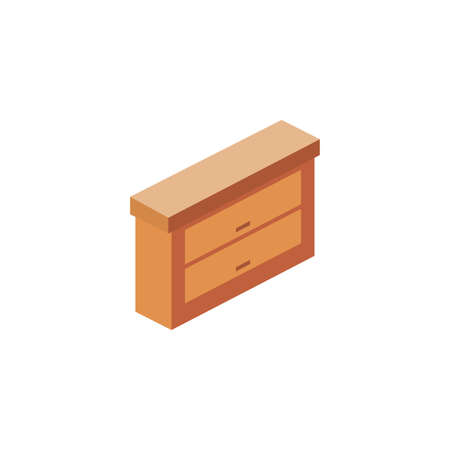 Furniture design, Home room decoration interior living building apartment and residential theme Vector illustrationのイラスト素材