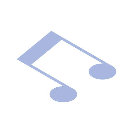 musical note on white background vector illustration designのイラスト素材