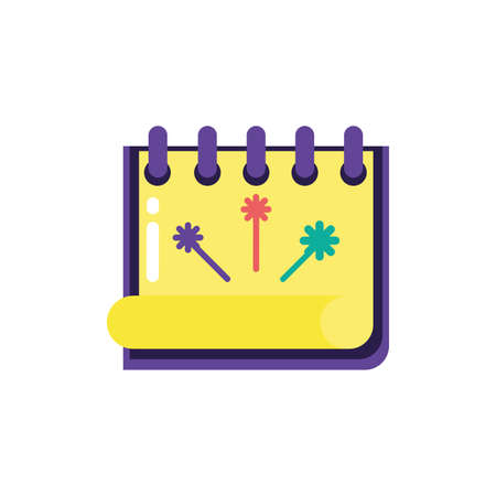 calendar design, Party celebration event happy birthday holiday surprise anniversary and decorative theme Vector illustrationのイラスト素材