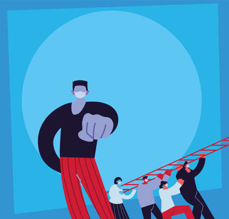 world unit against increased coronavirus vector illustration designのイラスト素材