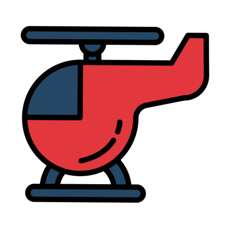 cargo helicopter on white background vector illustration designのイラスト素材