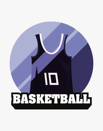 basketball tank top sport jersey vector illustrationの写真素材