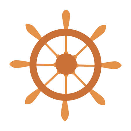 Helm icon design, Sea nautical marine ocean sea ship iron metal and vintage theme Vector illustrationの写真素材