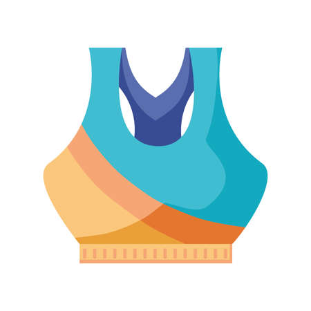 woman top on white background vector illustration designのイラスト素材