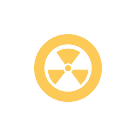 radioactive contamination, block and flat style icon vector illustration designのイラスト素材