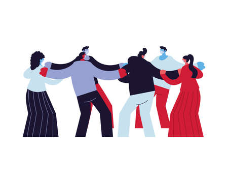 world unit against increased coronavirusvector illustration designのイラスト素材