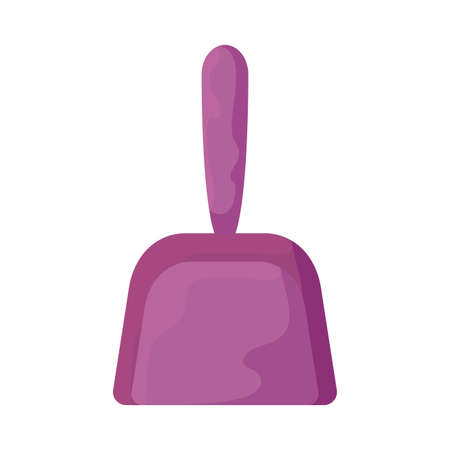 shovel plastic on white background vector illustration designのイラスト素材