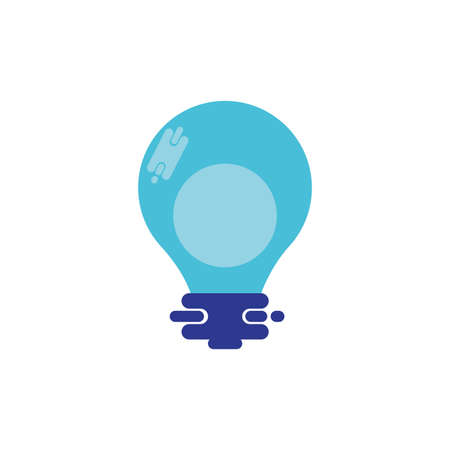 Light bulb design, Energy power technology electricity illumination and innovation theme Vector illustrationのイラスト素材