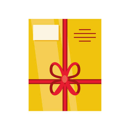 fathers day card template with gift box vector illustration designのイラスト素材