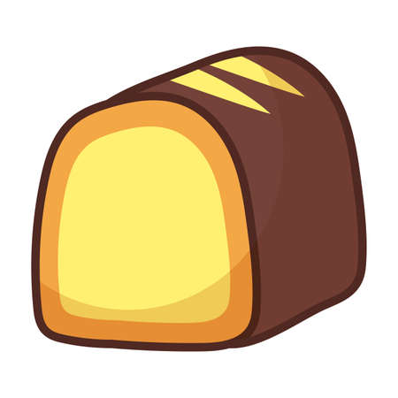 bakery bread on white background vector illustration designのイラスト素材