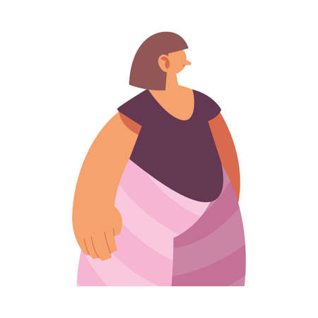 woman enjoying this quarantine time vector illustration designのイラスト素材