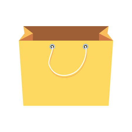 shopping bag on white background vector illustration designのイラスト素材