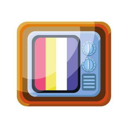 tv app icon on white background vector illustration designのイラスト素材