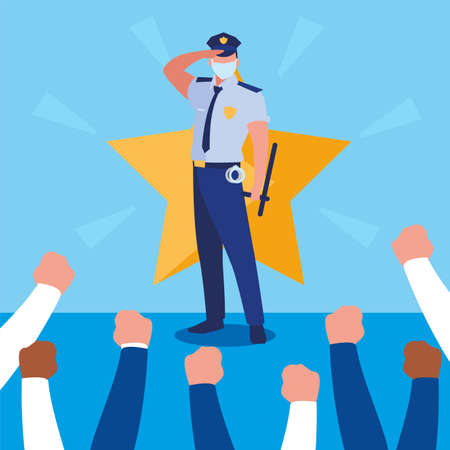thanks to a professional man for his work vector illustration designのイラスト素材