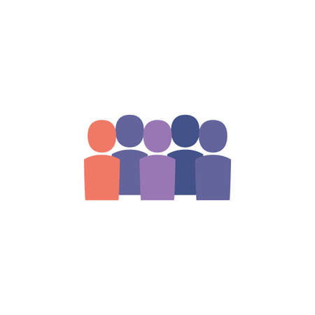Avatars profiles design of Person social communication human user partnership member and figure theme Vector illustrationのイラスト素材