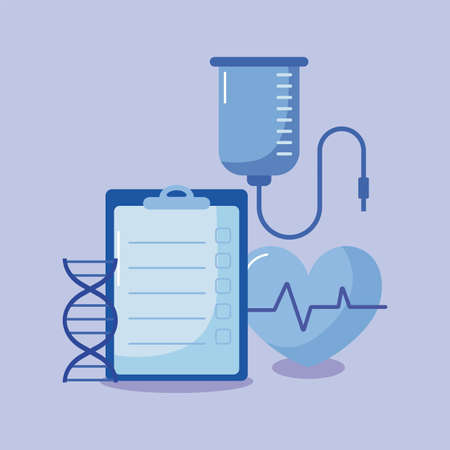 vaccination and health, medical immunization vector illustration designのイラスト素材