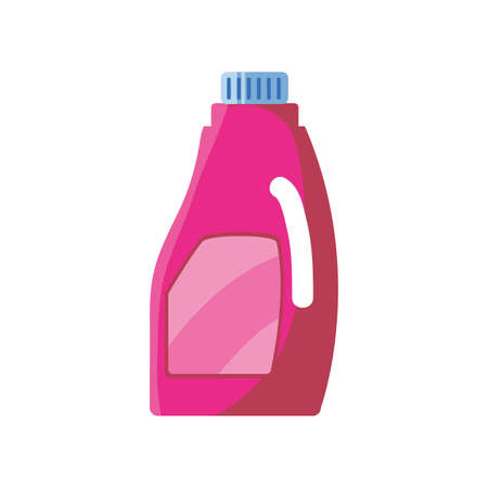 bottle of fabric softener on white background vector illustration designのイラスト素材