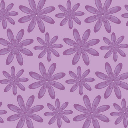 pattern of beautiful flowers nature vector illustration designのイラスト素材