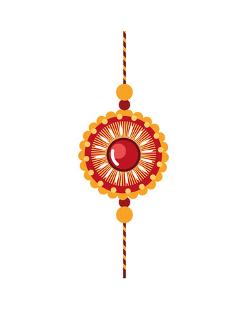 beautiful rakhi for indian festival vector ilustration designのイラスト素材