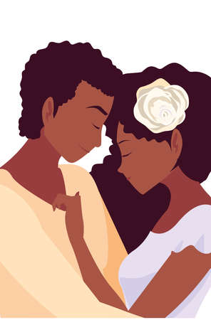 romantic couple hugging love image white background vector illustrationのイラスト素材