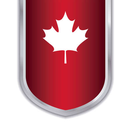maple leaf canada in flag vector illustration designのイラスト素材