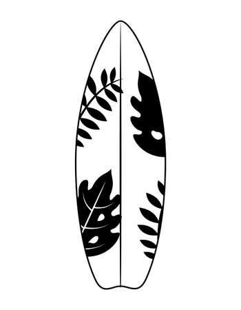 surfboard equipment sport isolated icon vector illustration designのイラスト素材