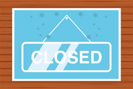 information warning sign about quarantine measures in public places, restriction and caution covid 19, banner vector illustration designのイラスト素材