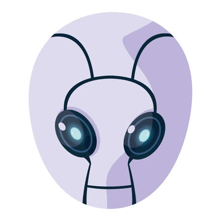 Robot design, Robotic tecnology futuristic toy machine cyborg science and android theme Vector illustrationのイラスト素材