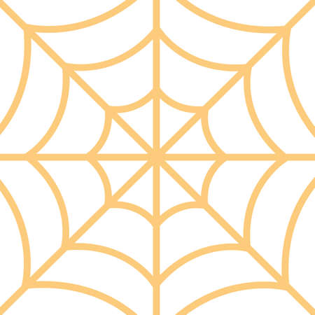 cobweb happy Halloween celebration design illustrationのイラスト素材