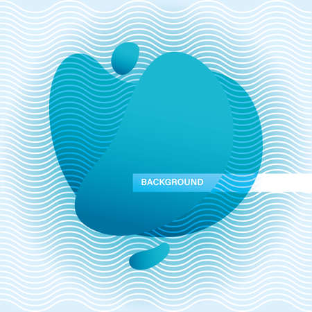 waves background, geometric figures a on white background vector illustration designのイラスト素材