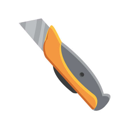 cutter tool on white background vector illustration designのイラスト素材